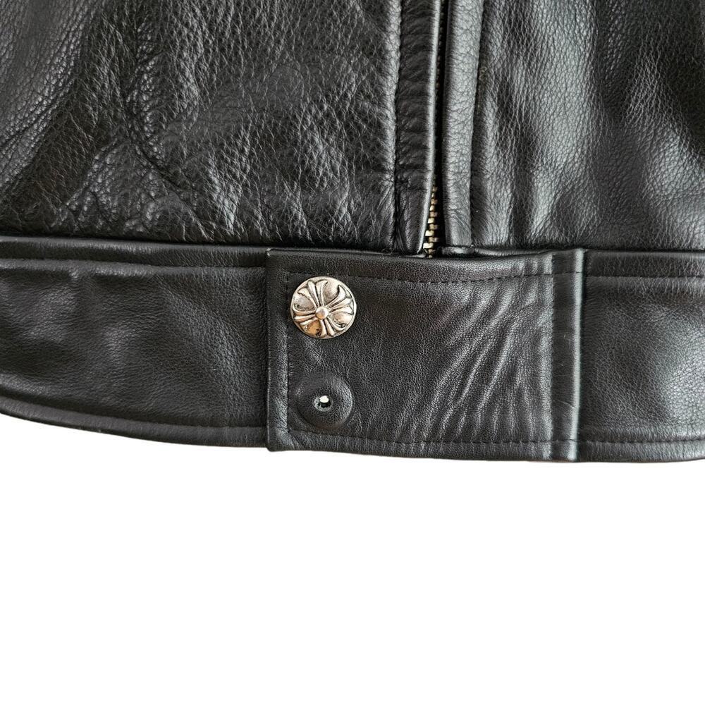 Motorcycle Leather Jacket - Picture 2 of 12